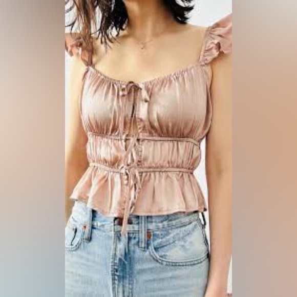 Forever 21 Pink Ruffle Crop Top - Picture 12 of 12